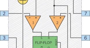 شماتیک داخلی آس.سی. 555