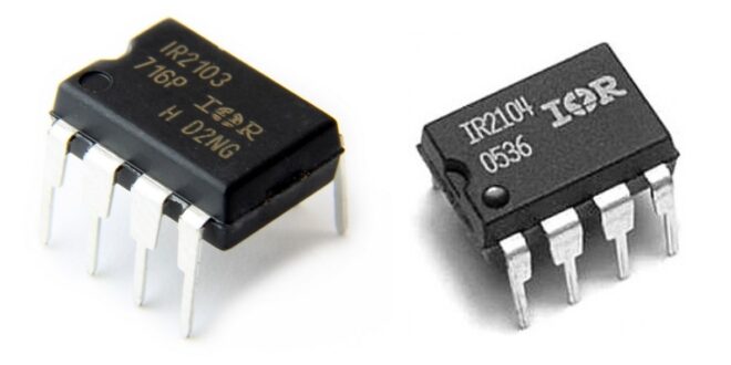 مقایسه ای کامل بین تراشه های IR2103 و IR2104